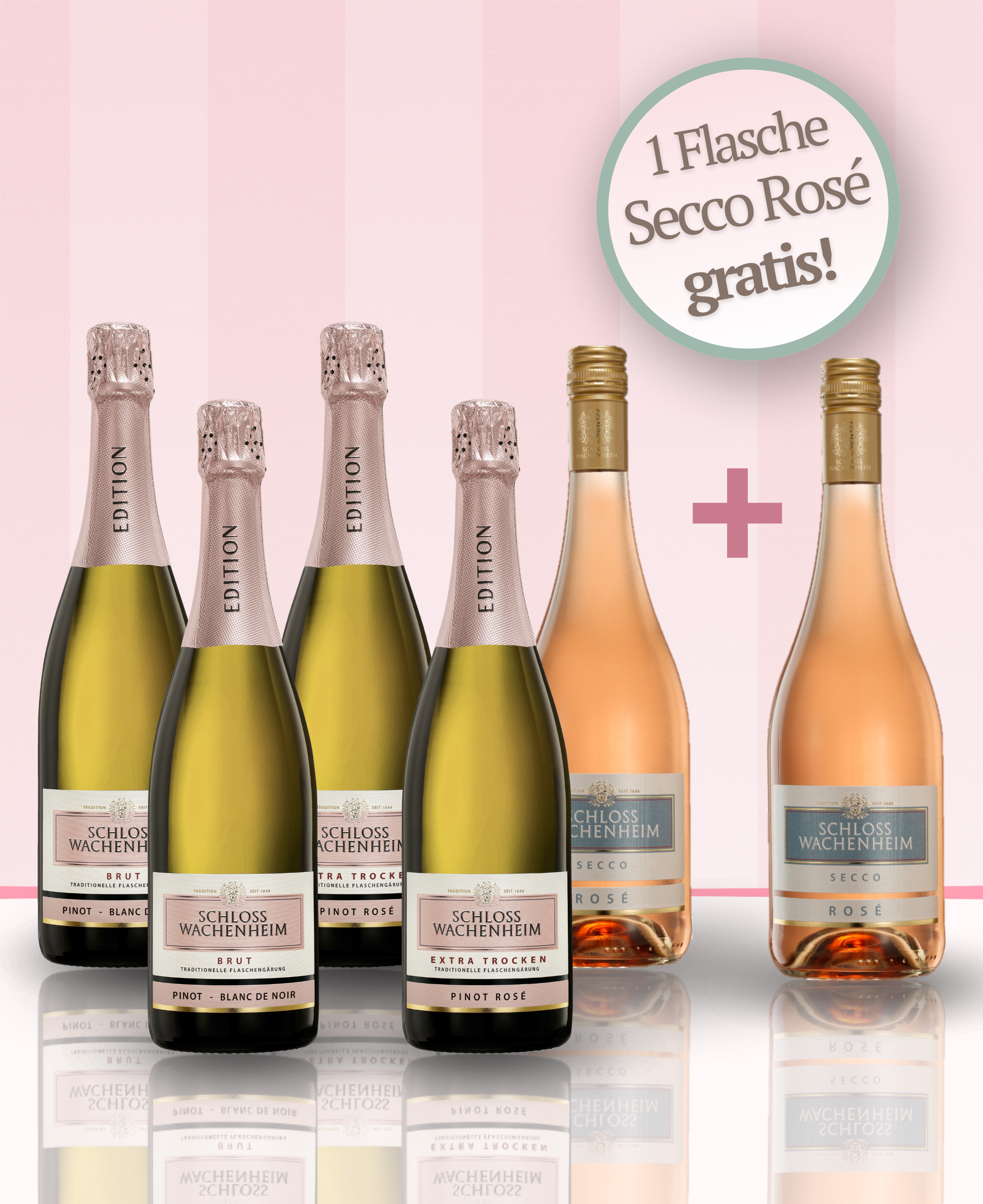 Foto: Abbildung zeigt das Produkt Genusspaket "Rosa Revival"